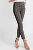 Plaid Me Up Ponte Skinny Pants