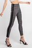 Plaid Me Up Ponte Skinny Pants