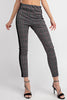 Plaid Me Up Ponte Skinny Pants