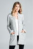 Kate Collarless Long Jacket