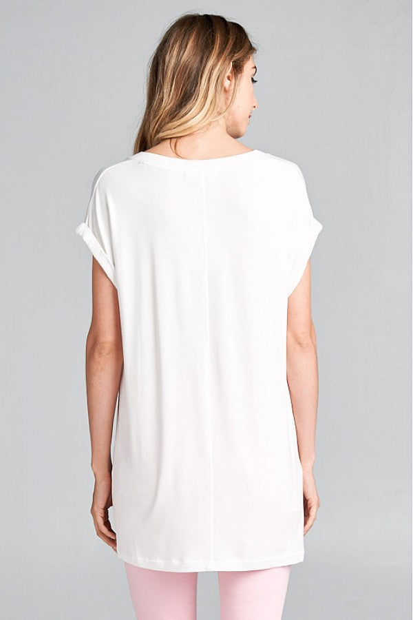 Super Soft V-neck Tee
