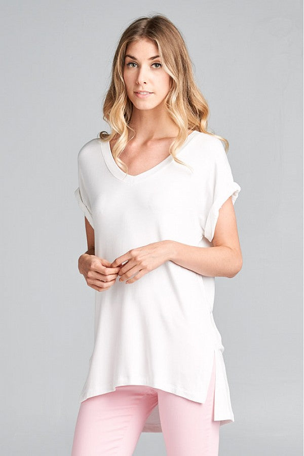 Super Soft V-neck Tee