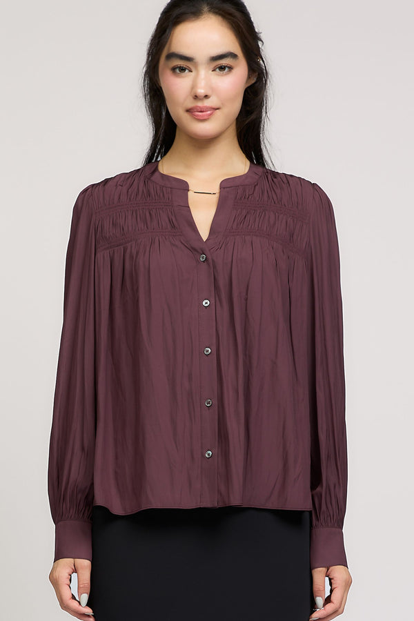 Midnight Plum Blouse