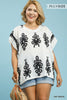 P-Border Print Top