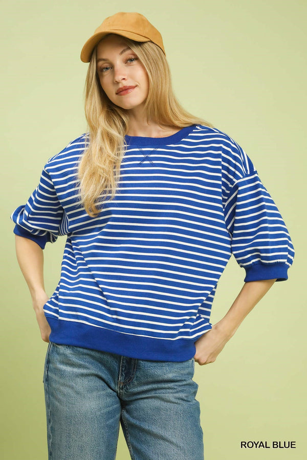 Cozy Stripe Pullover