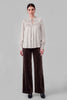 Vivienne Pleated Tie Neck Blouse