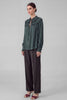 Vivienne Pleated Tie Neck Blouse