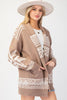 Lovely Day Printed Open Cardigan