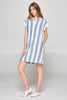 Fun with Stripes Shirt Dress