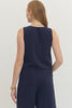 Navy Pearl Vest