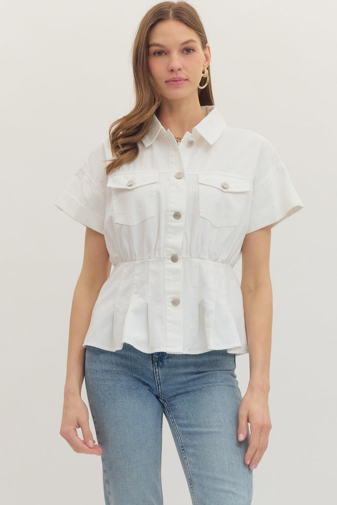 Harper Peplum Top