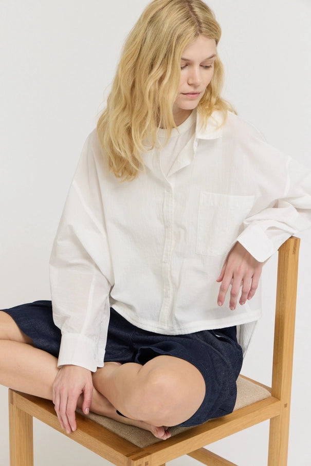 G&G White Button Front Shirt