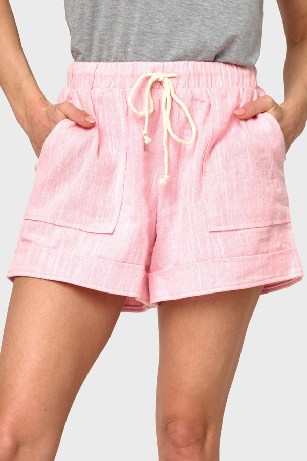 Summer Short in Peachy Pink