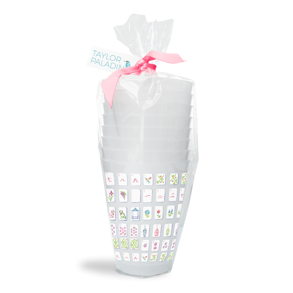 Mahjong Tile Cups-8 pack