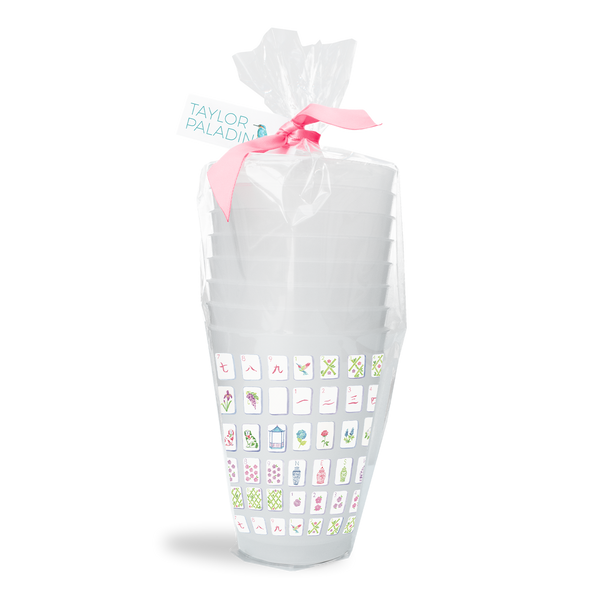 Mahjong Tile Cups-8 pack