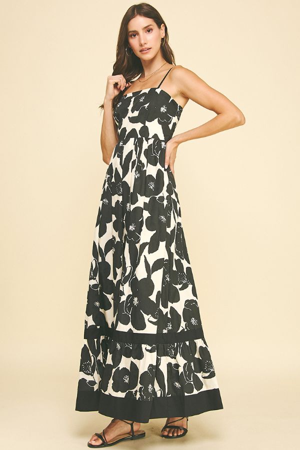 Pinch B&W Floral Dress
