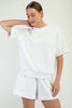 Modal Cream SS Top