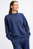 Super Soft Mock Neck Pullover-Navy