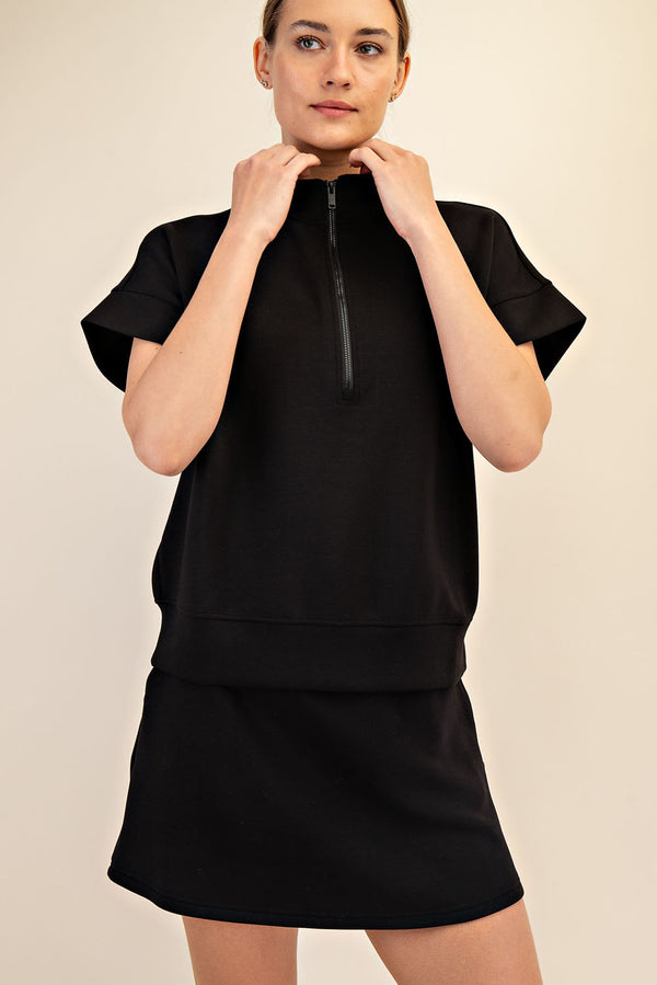 Rae Mode Quarter Zip Top