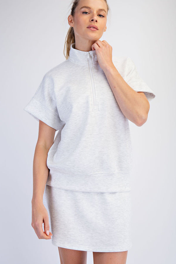 Rae Mode Quarter Zip Top