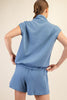 Modal Vneck Sleeveless Top