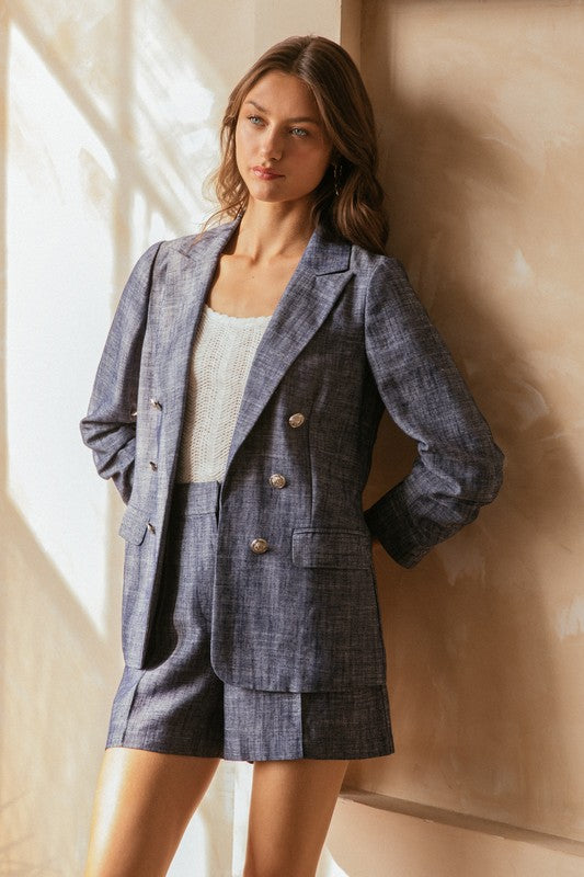 SAB Button Detail Blazer