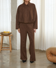 Tatum Bubble Hem Sueded Jacket