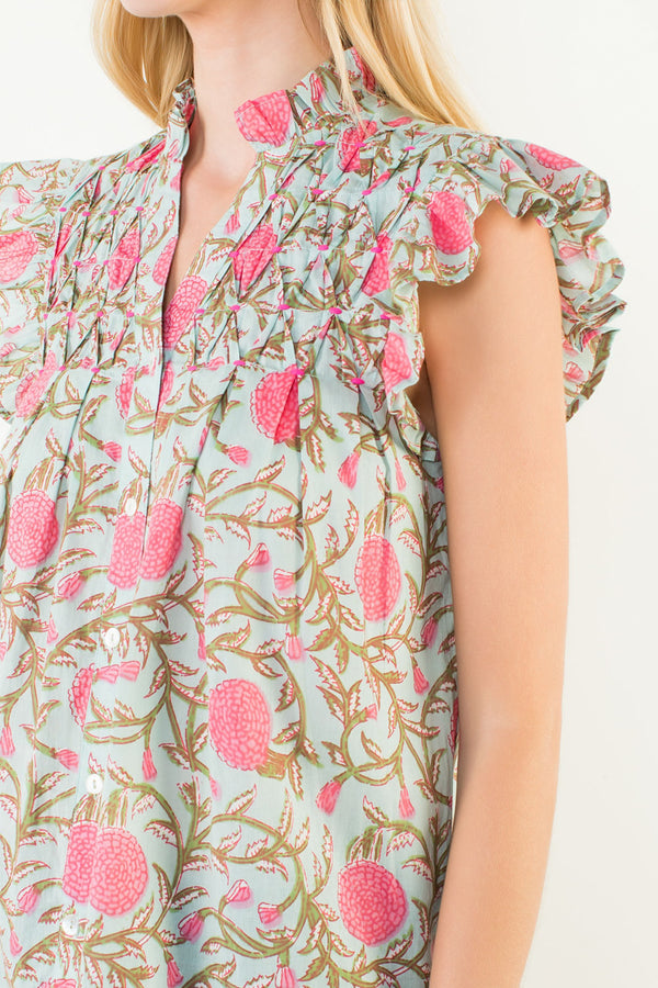 Flutter and Floral Top