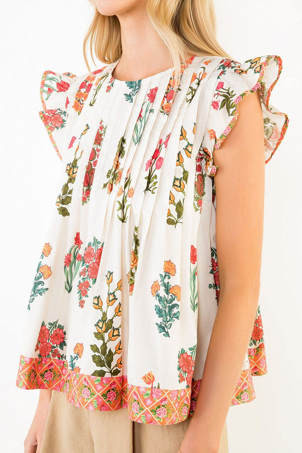 Garden Floral Bliss Top