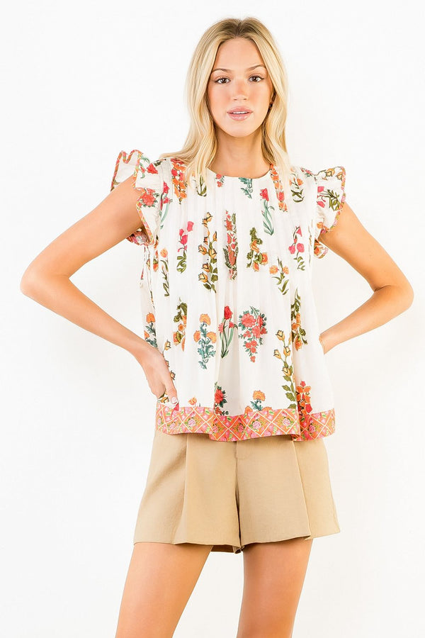 Garden Floral Bliss Top