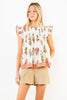 Garden Floral Bliss Top