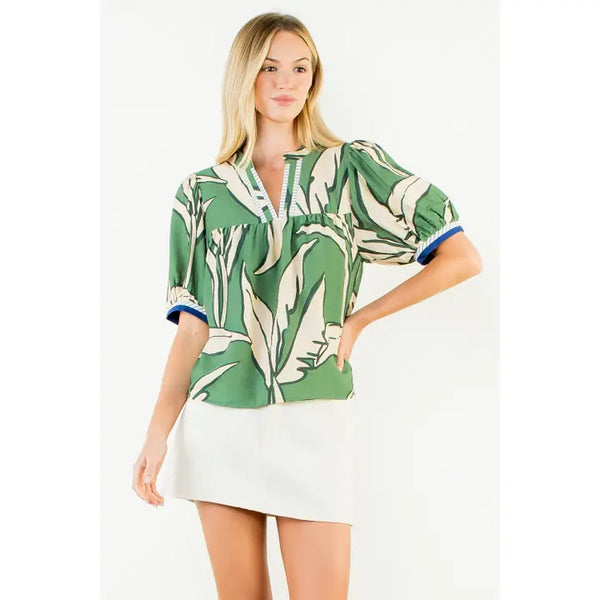 Palm Paradise Top