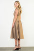 Riley Cinch Waist Dress - Khaki