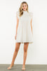 So Precious Button Back Dress - Cream