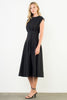 Riley Cinch Waist Dress - Black