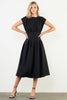 Riley Cinch Waist Dress - Black