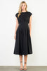 Riley Cinch Waist Dress - Black