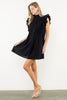 So Precious Button Back Dress - Black