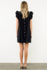 So Precious Button Back Dress - Black