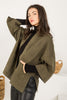 Cozy Chic Sueded Open Cardigan