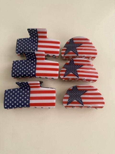 Americana Hair Clips