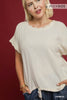 P- Scallop Sleeve Top