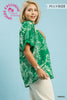 P-Pretty Green Paisley Top
