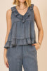 Chambray Charm Top