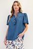 Mallory Chambray Top