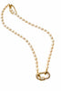 Coastal Pearl Lock Necklace