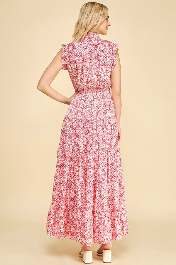 Pretty Floral Print Dress
