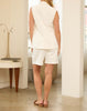 SAB Dressy White Vest