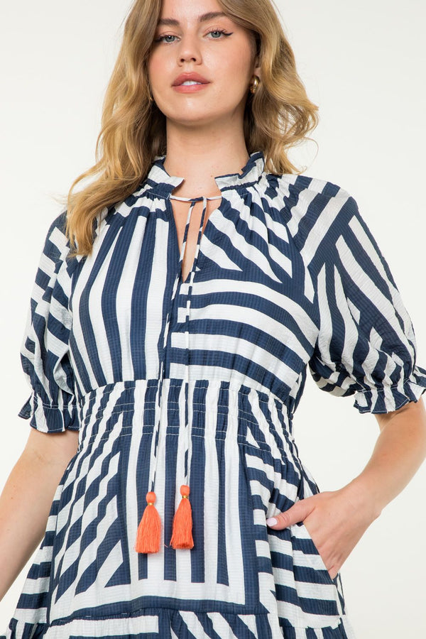 In the Stripe Zone Dress