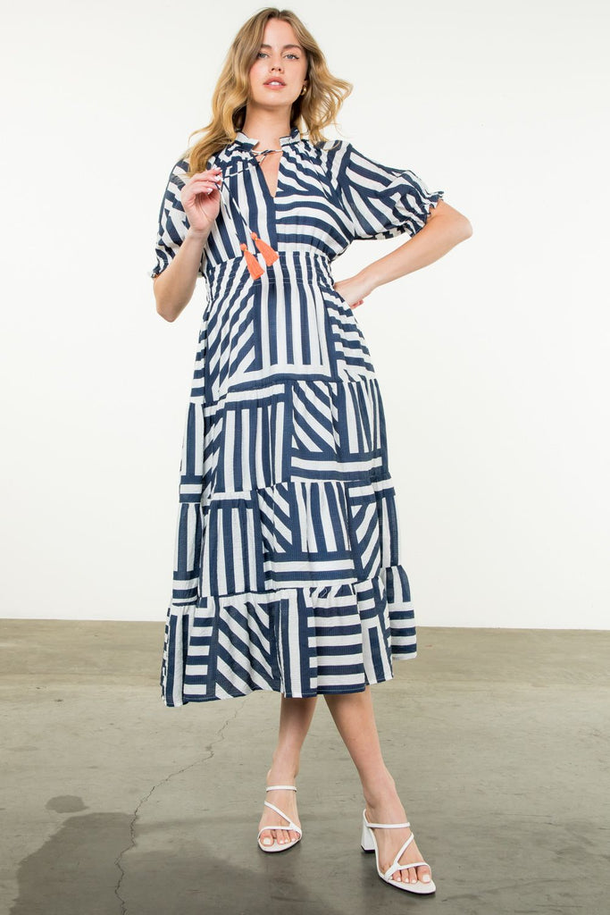 In the Stripe Zone Dress